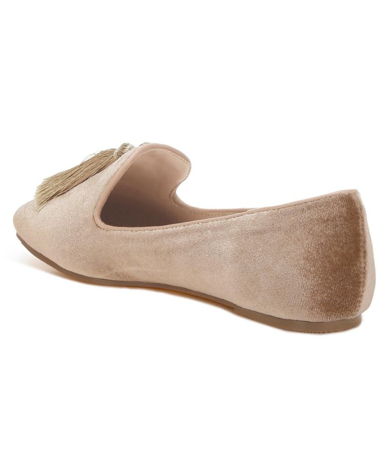 Women's Tromso Iconic Tassel Detail Velvet Loafers