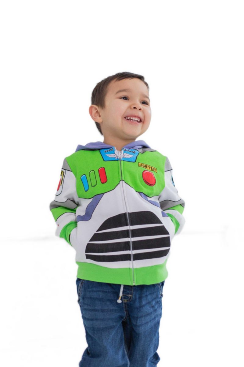Toddler Boys Boys'(2T-5T)Buzz Lightyear Cosplay Fleece Zip-Up Hoodie