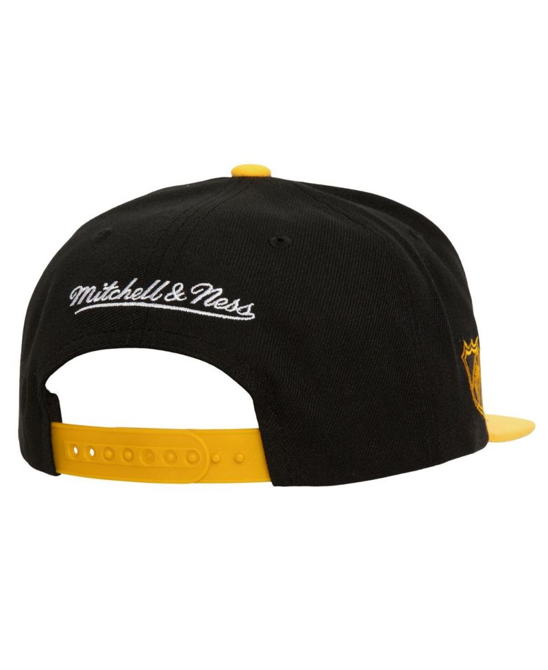 Men's Black Boston Bruins Soul Triple Up Snapback Hat