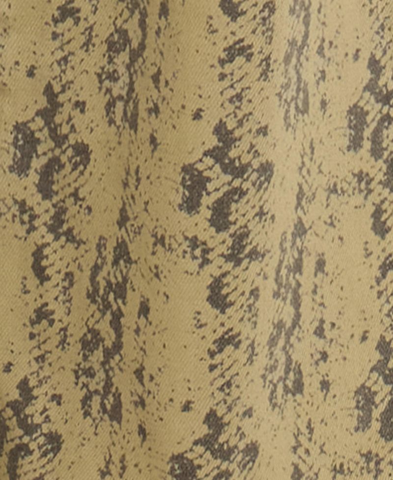 Women's Snakeskin Print Mid Rise Slim Wide-Leg Jeans