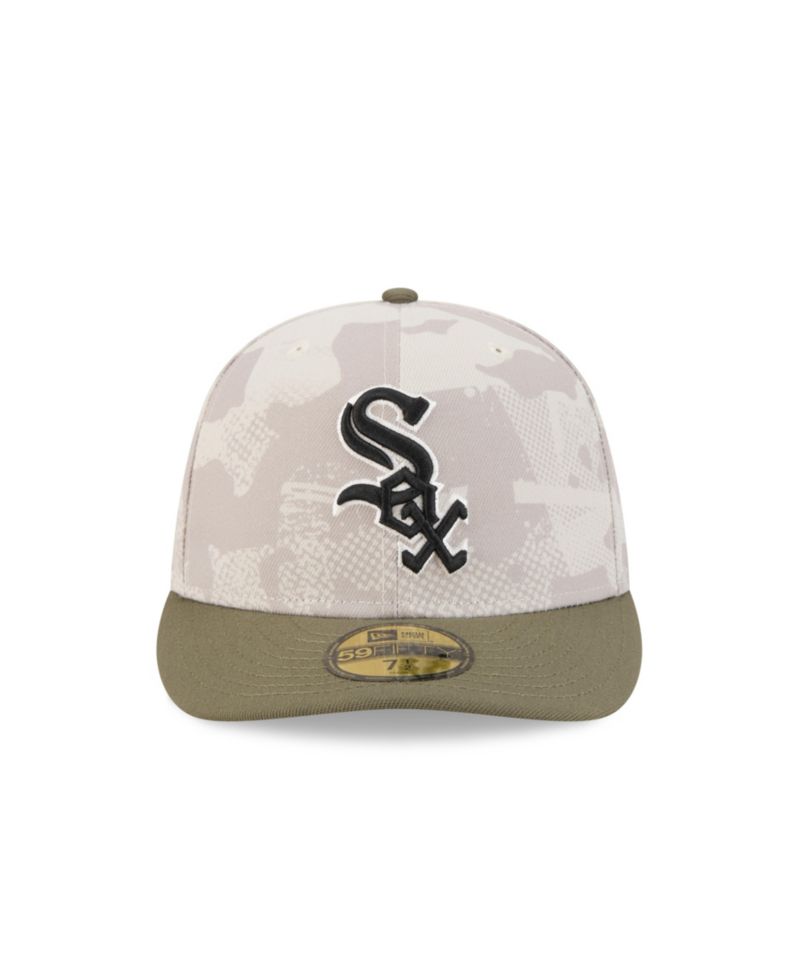 Men's Light Beige/Olive Chicago White Sox 2025 Armed Forces Day 59FIFTY Fitted Hat