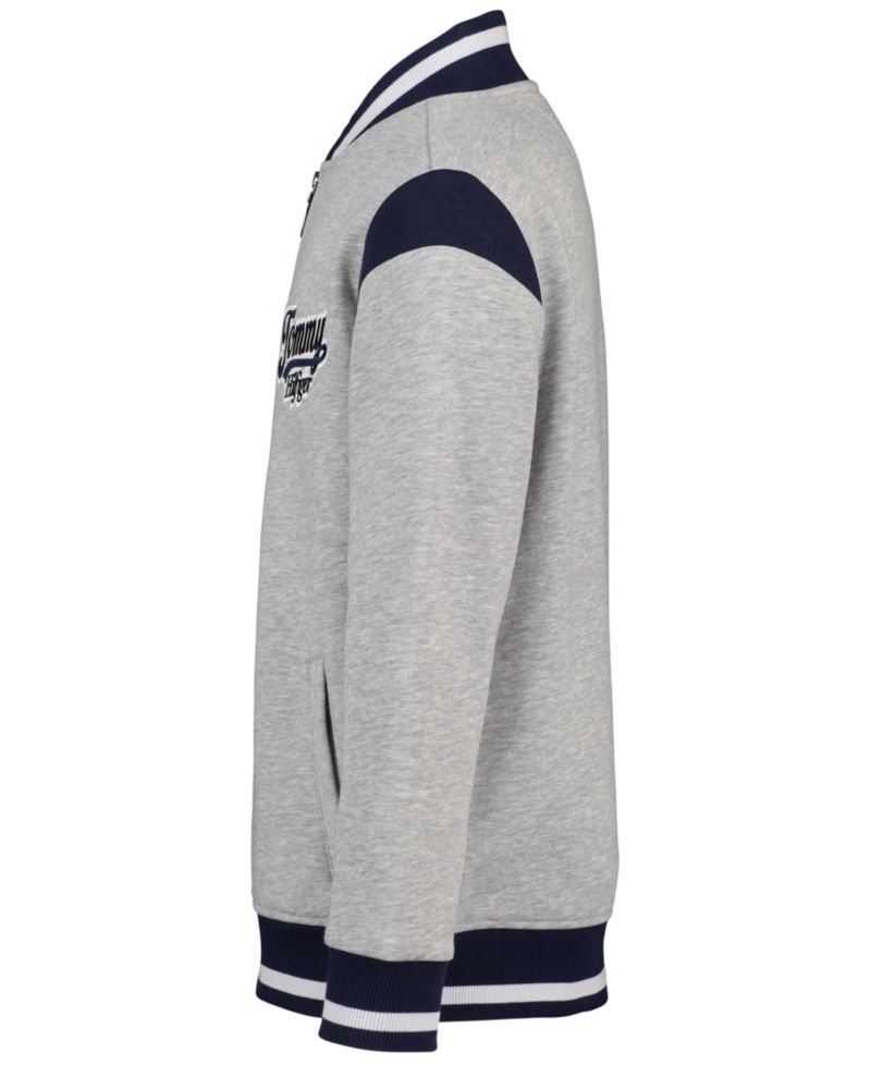 Boys' 8-20 Zip-Up Logo Bomber Jacket
