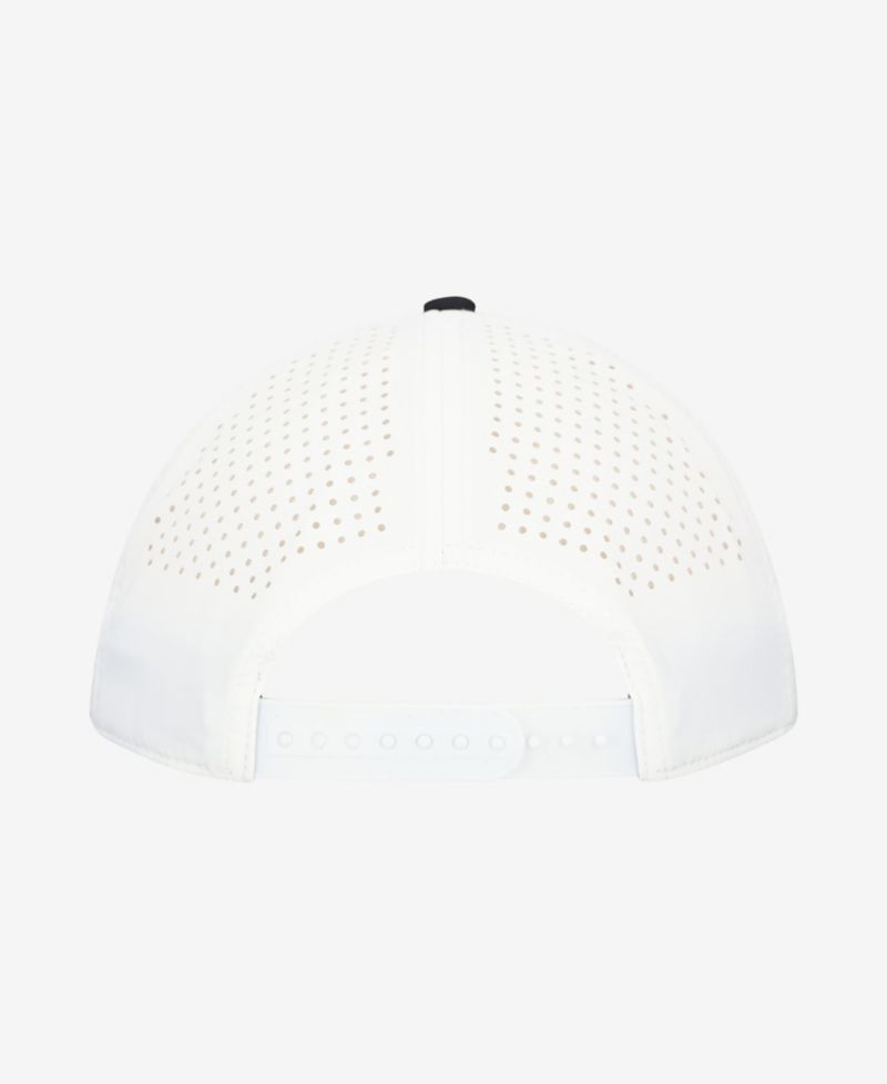 Men's White/Black Wisconsin Badgers Classic Adjustable Rope Hat