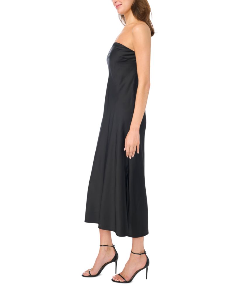 Women's Strapless Midi Dress