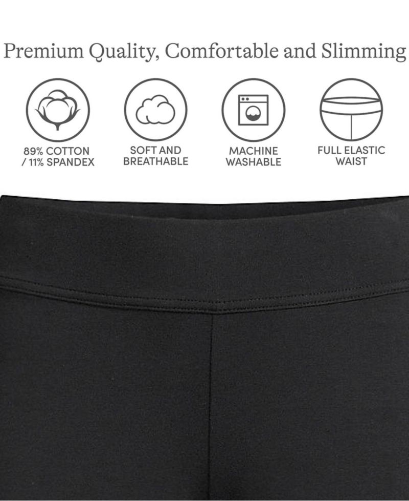Plus Size Starfish Mid Rise Straight Leg Pants