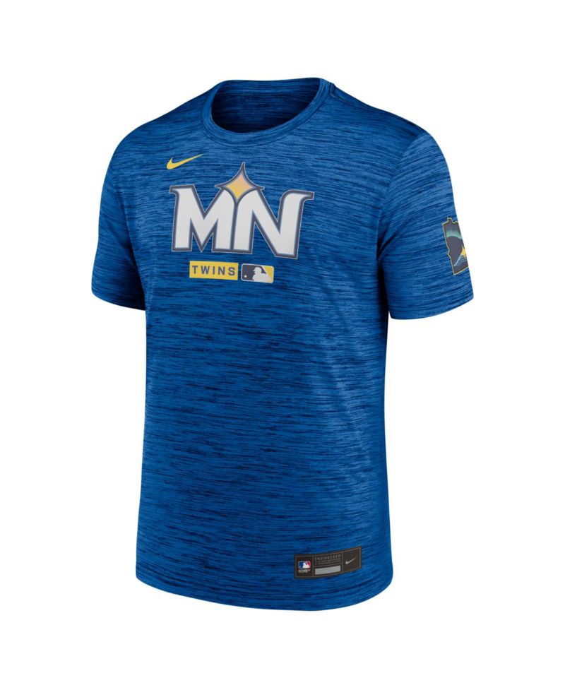 Men's Royal Minnesota Twins Authentic Collection City Connect Velocity Dri-FIT T-Shirt