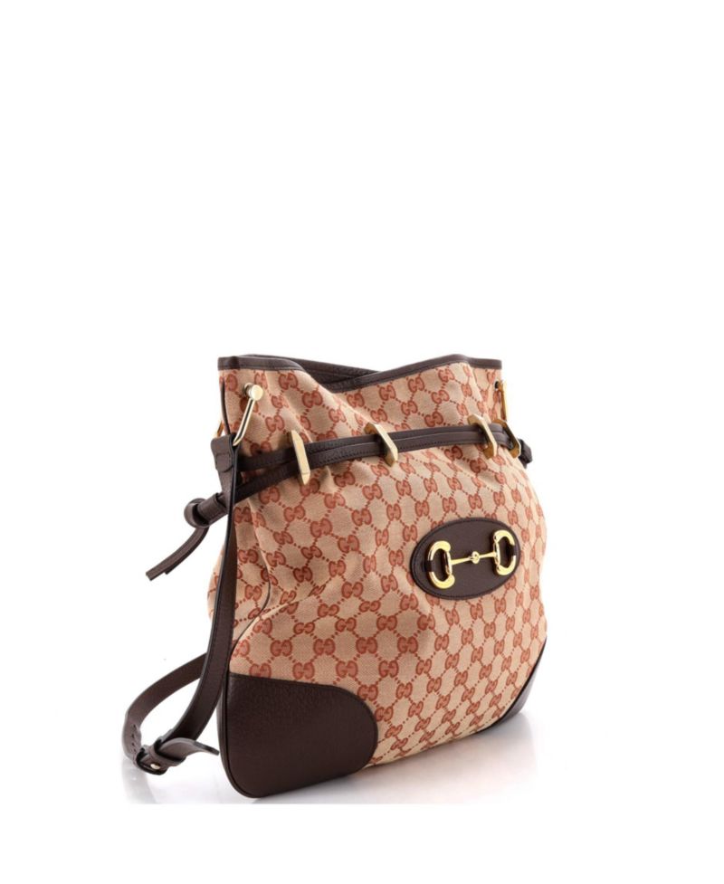 Large Horsebit 1955 Messenger Bag GG Canvas