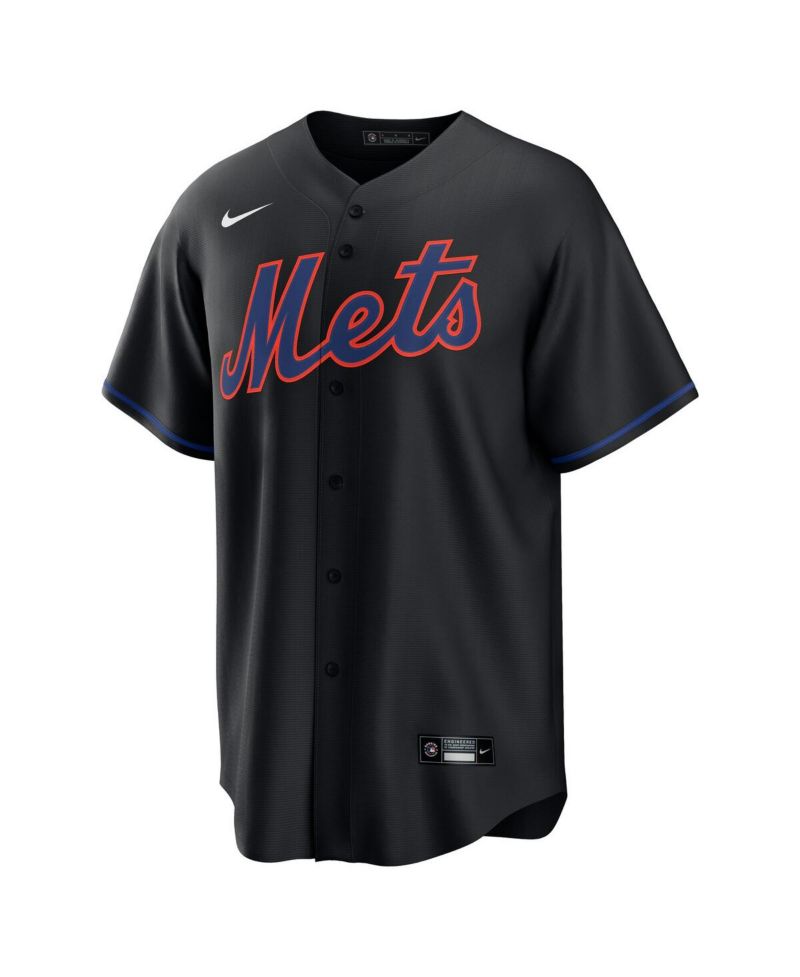 Men's Brandon Nimmo Black New York Mets Alternate Replica Jersey