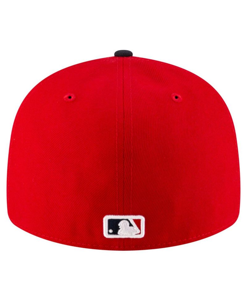Men's Red/Black Cleveland Guardians Authentic Collection On-Field Low Profile 59FIFTY Fitted Hat