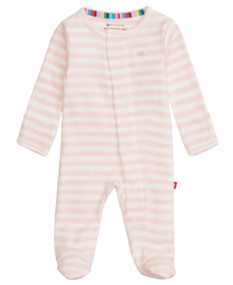 Boys' and Girls' Magnetic Stripe Footed Coverall