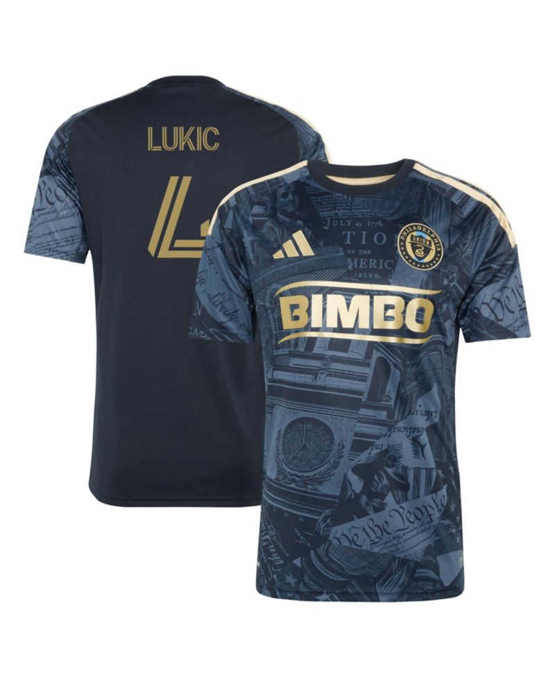 Men's Jovan Lukic Navy Philadelphia Union 2026 1776 Kit Replica Jersey