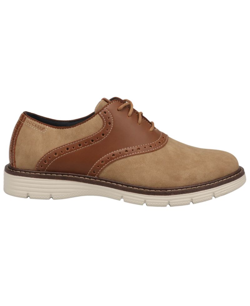 Men's Egan Casual Saddle Lace-Up Oxfords