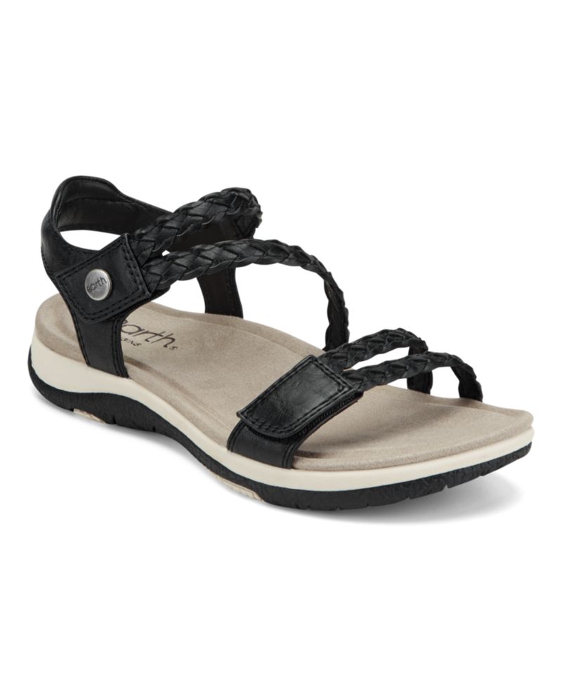Women's Stellon Braided Strappy Flat Sandals