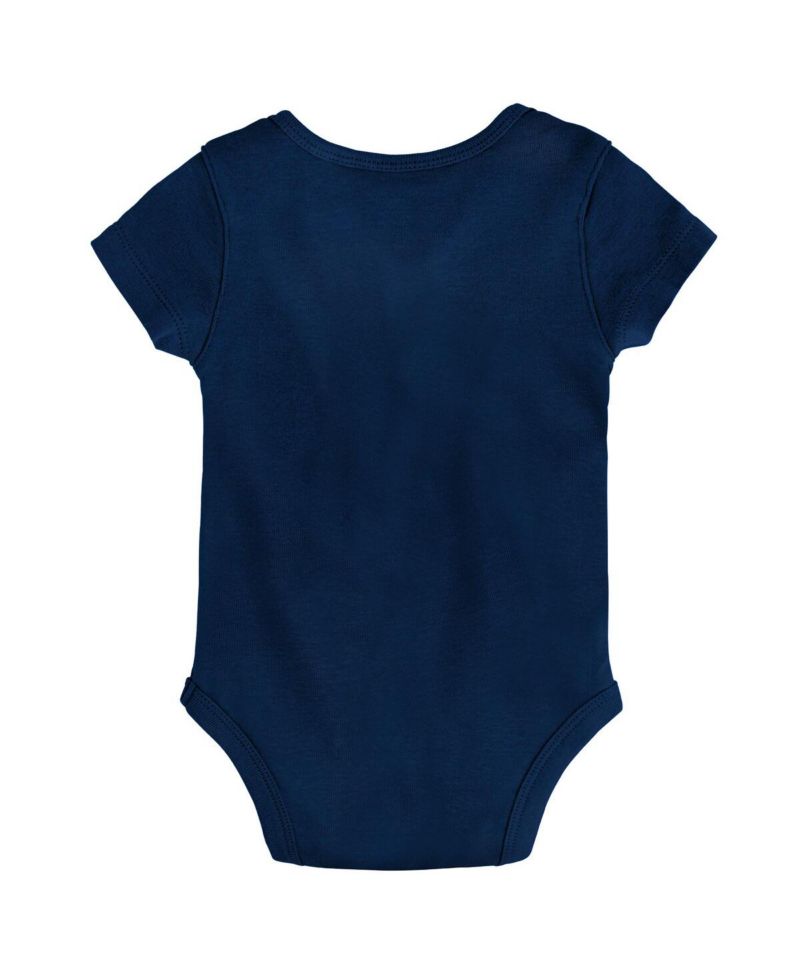 Baby Boys and Girls Navy Michigan Wolverines 2026 NCAA Men's Basketball National Champions Bodysuit