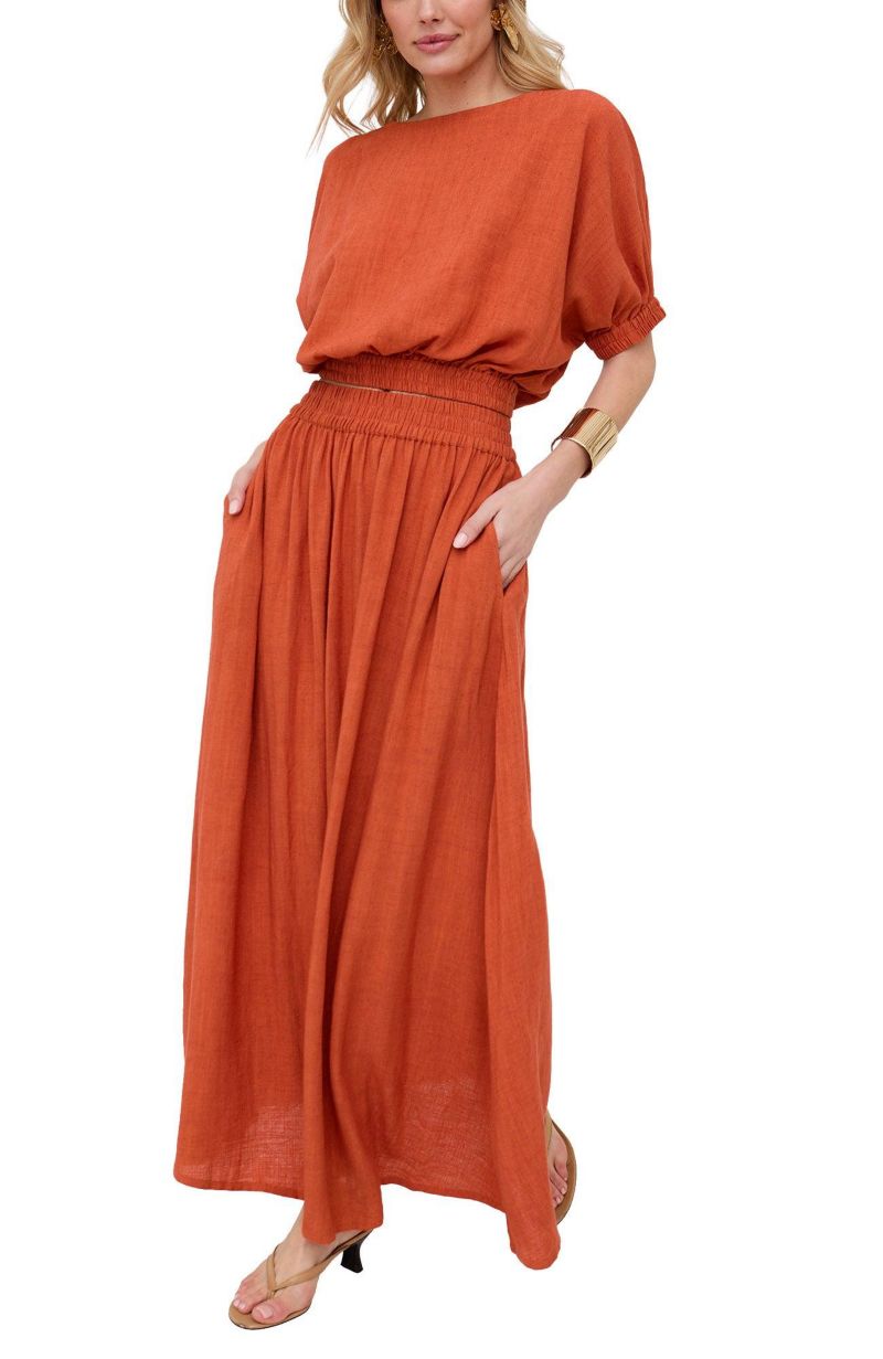 Women's Poppy Boat Neck Top