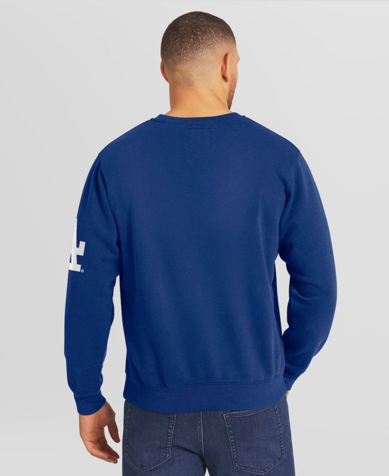 Darius Rucker Collection by Fanatics Men's Royal Los Angeles Dodgers Washed Crew Neck Pullover Sweatshirt