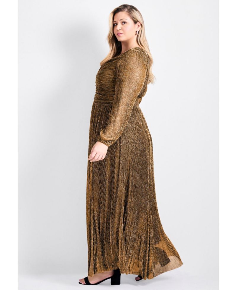 Women's Lucia Plisse Maxi Dress