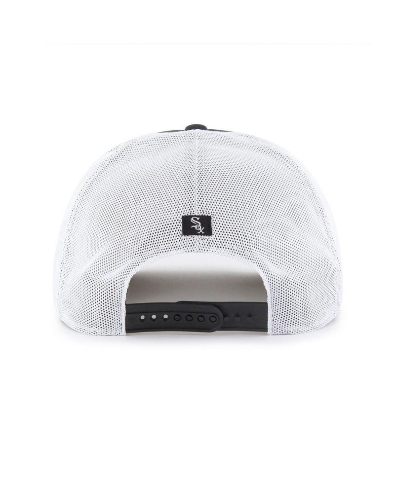 Men's Black Chicago White Sox Brrr Downburst Mesh Hitch Adjustable Hat