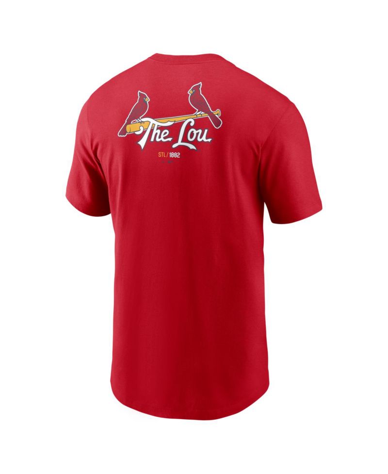 Men's Red St. Louis Cardinals City Connect 2-Hit T-Shirt