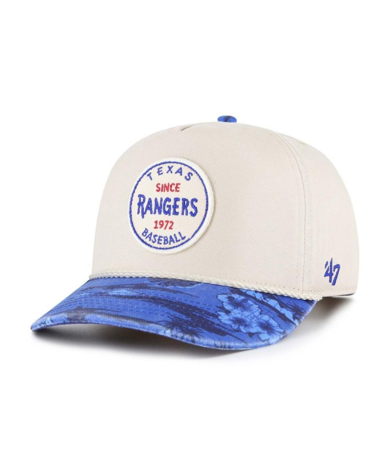 Men's Cream/Navy Texas Rangers Fiji Rope Hitch Adjustable Hat