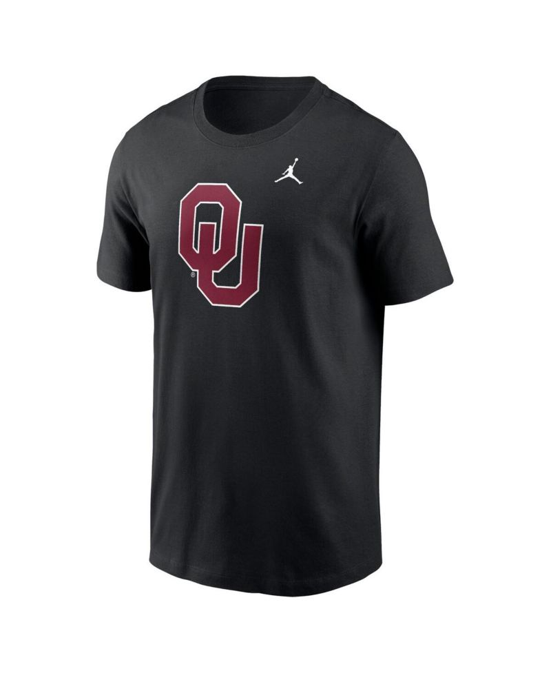 Men's Black Oklahoma Sooners Primetime Evergreen Logo T-Shirt