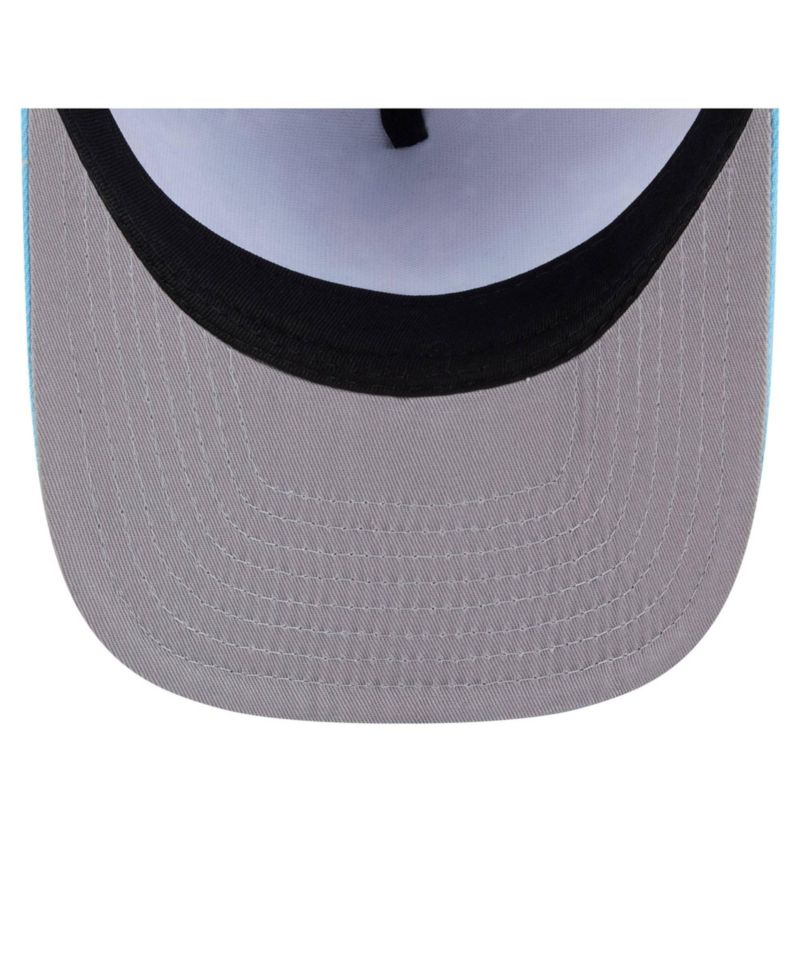 Men's Light Blue New York Mets Deep Water Pre-Curved 9FIFTY A-Frame Snapback Hat