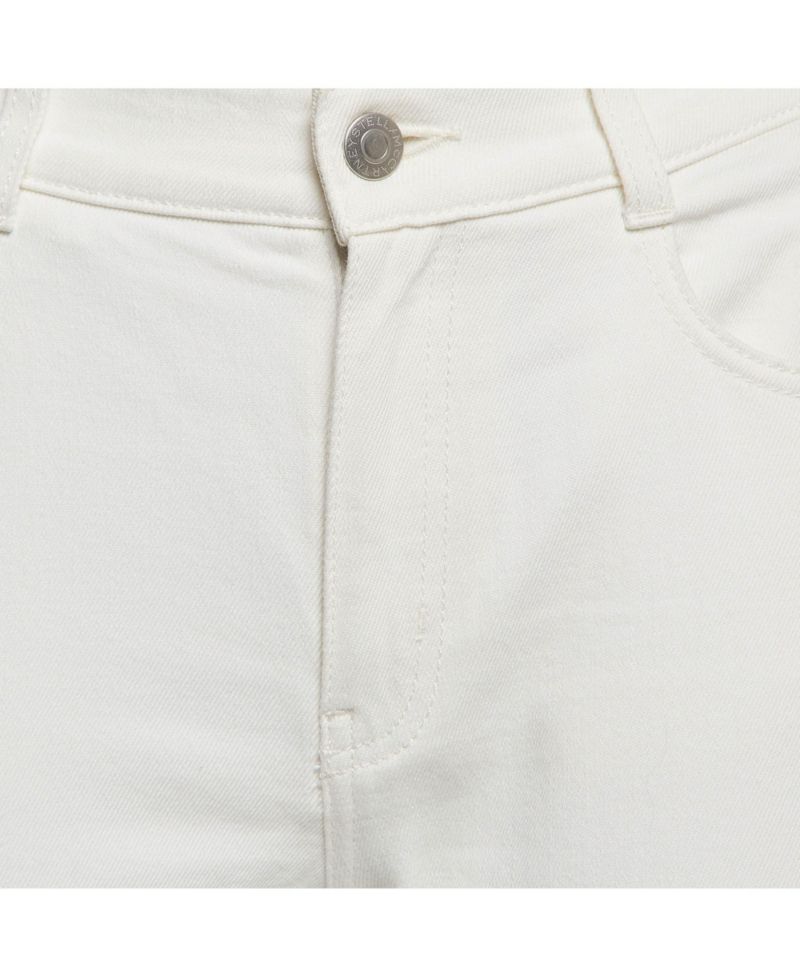 Women's Hem Printed Denim Jeans