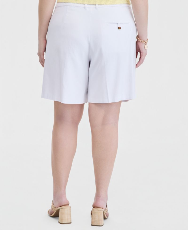 Trendy Plus Size Bermuda Shorts