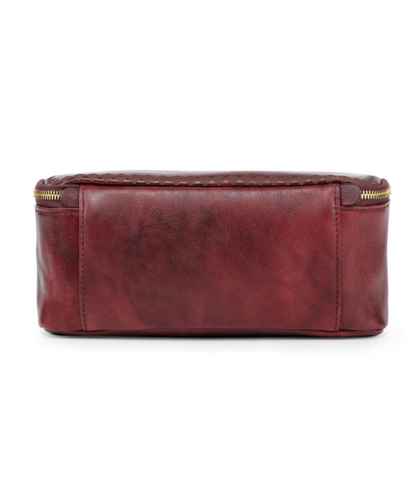 Celosia Rectangular Leather Jewelry Case
