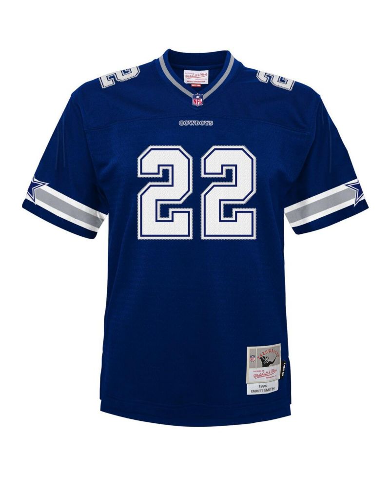 Big Boys and Girls Emmitt Smith Navy Dallas Cowboys 1996 Legacy Jersey