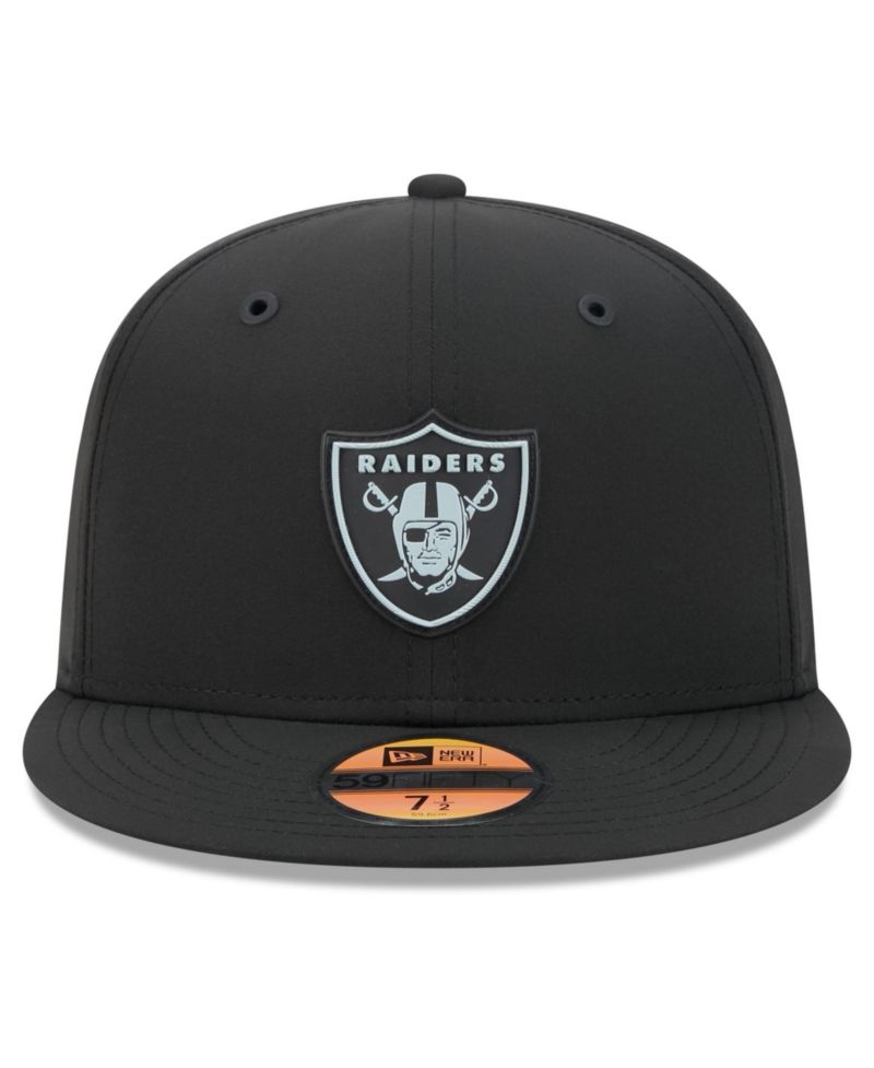 Men's Black Las Vegas Raiders 2026 Sideline 59FIFTY Fitted Hat