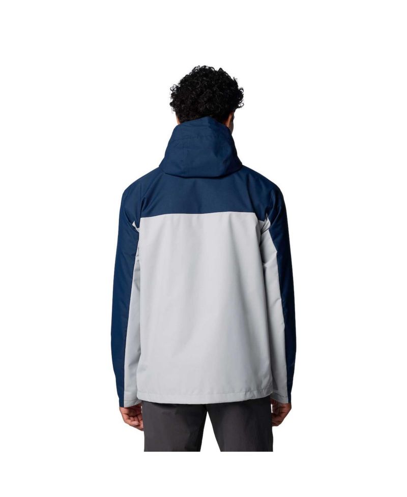 Men's Navy/Silver Dallas Cowboys Big & Tall Field Bound Omni-Shield Full Zip Jacket