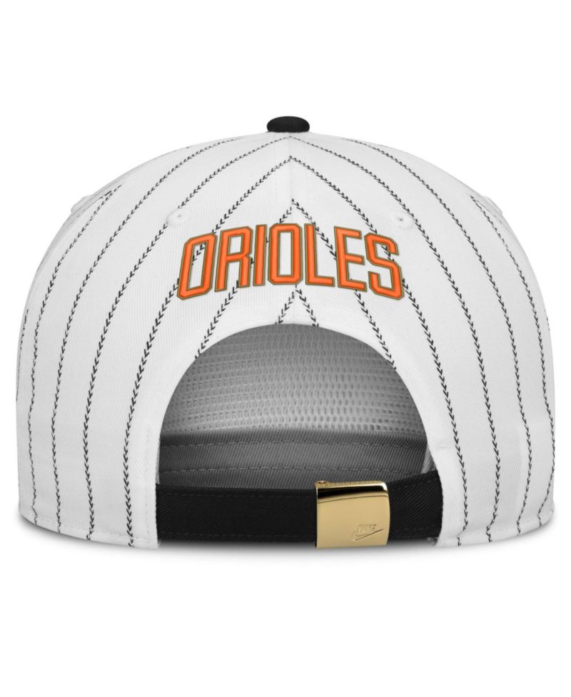 Men's White/Black Baltimore Orioles Cooperstown Collection Pro Adjustable Hat