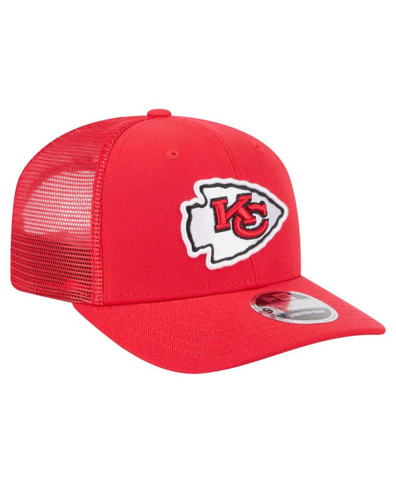 Men's Red Kansas City Chiefs Team Collection 9SEVENTY Stretch-Snap Adjustable Hat