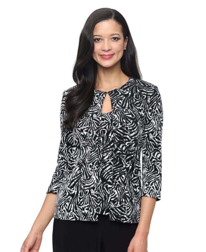 Women's Glitter Slinky Twinset