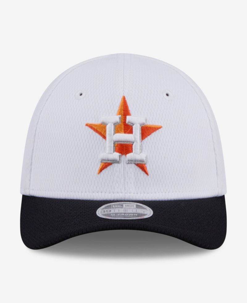 Toddler White Houston Astros Baseball 39THIRTY M-Crown Adjustable Hat