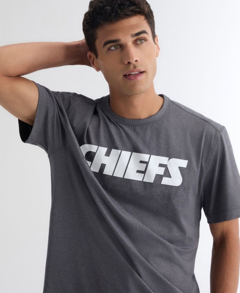 Men's Charcoal Kansas City Chiefs Clutch T-Shirt