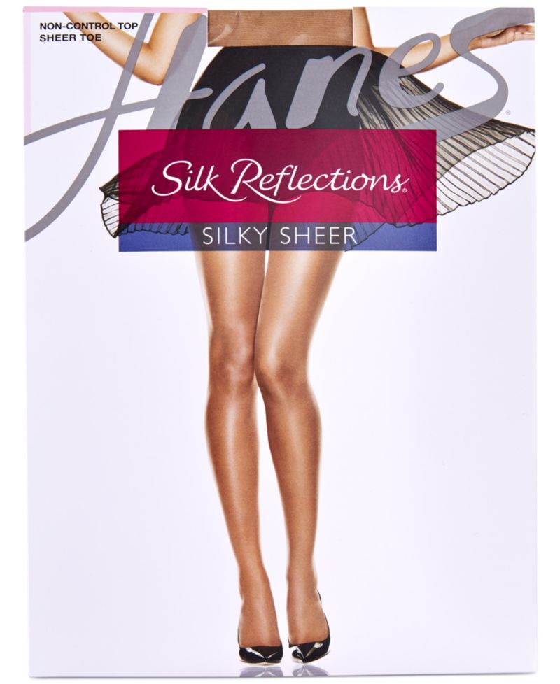 Silk Reflections Pantyhose Silky Sheer-Non Control-Sheer Toe 715