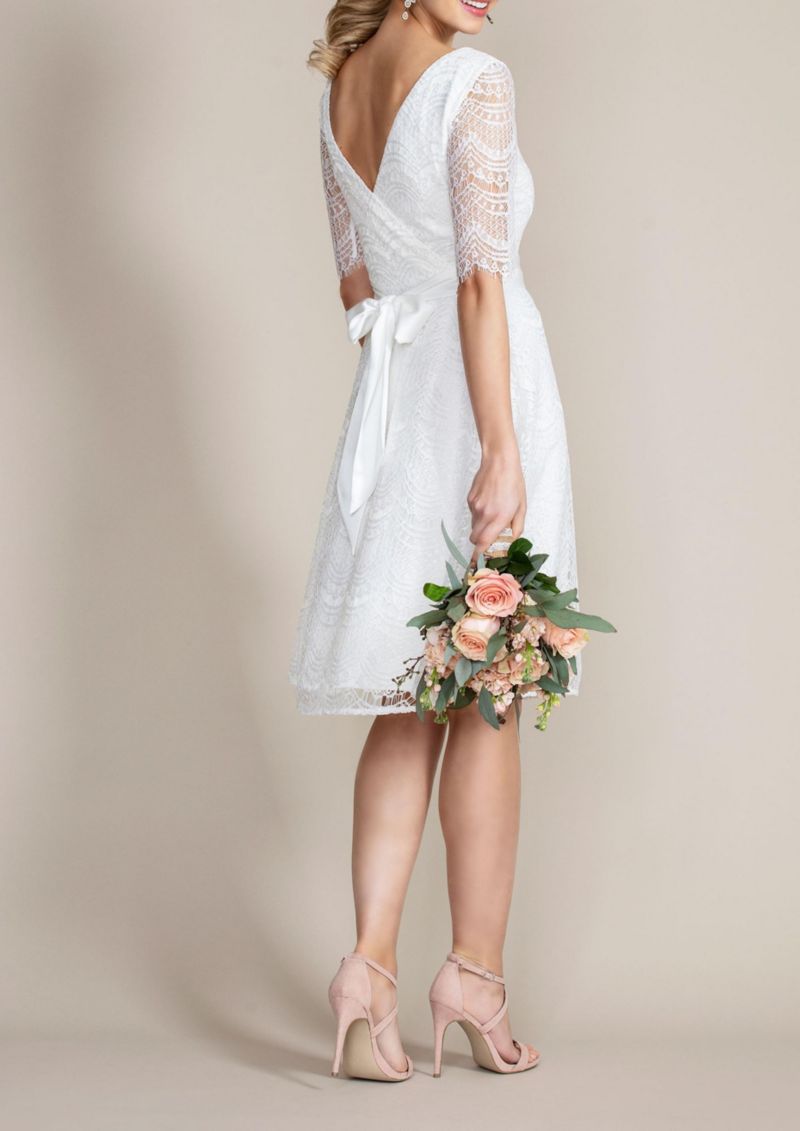 Women's Evie 3/4 Sleeve Knee Length Lace Dress