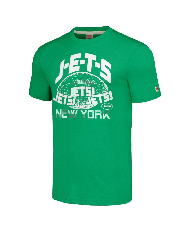 Men's & Women's Green New York Jets J-E-T-S Tri-Blend T-Shirt