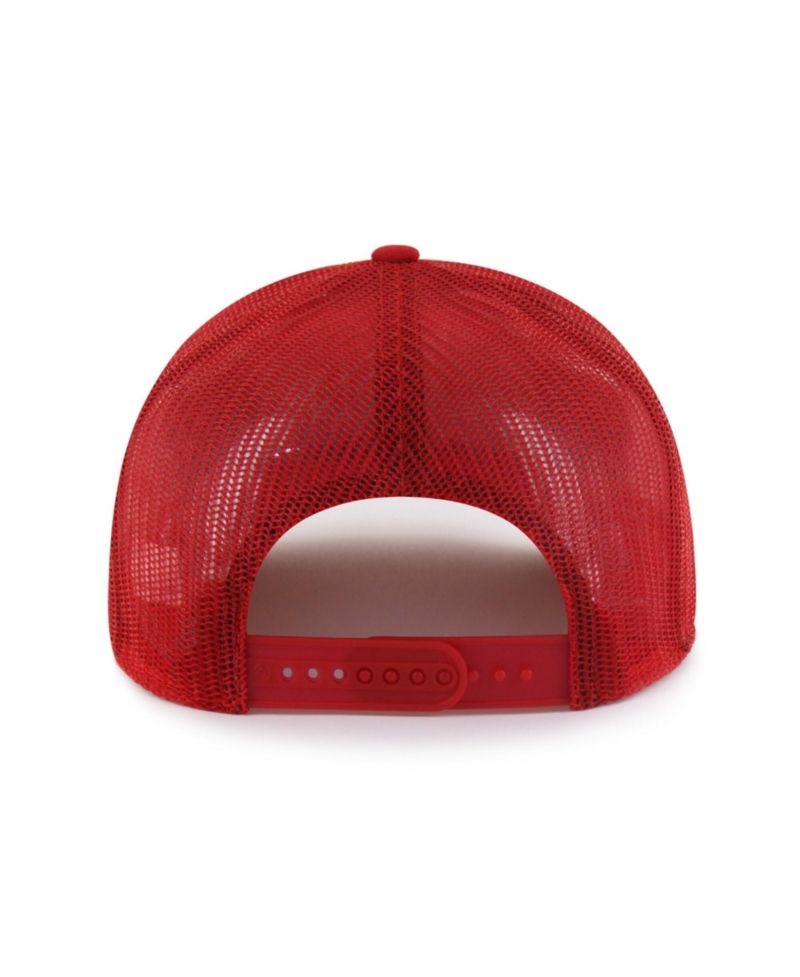 47 Brand Men's Red St. Louis Cardinals Pitstop Trucker Adjustable Hat