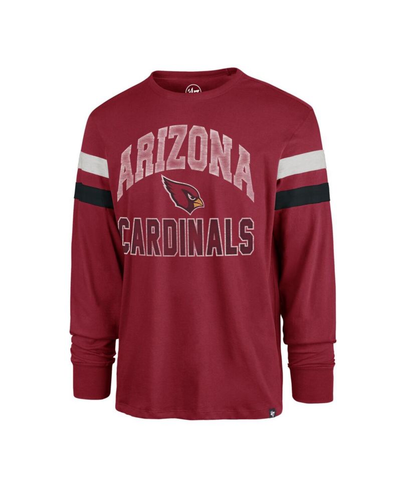 Men's Cardinal Arizona Cardinals Irving Long Sleeve T-Shirt