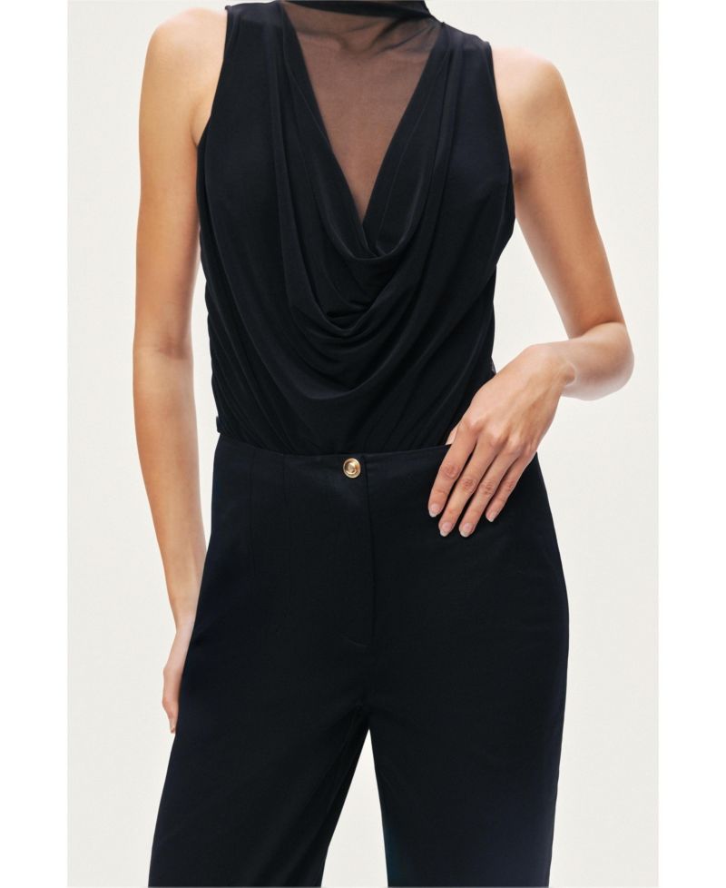Women's Gold Button Detail Pants