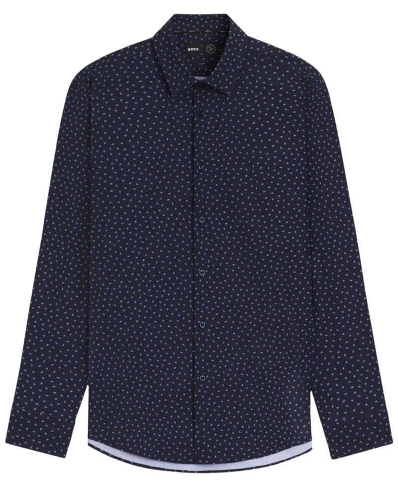 Men's Slim-Fit Performance Jersey Dress Shirt