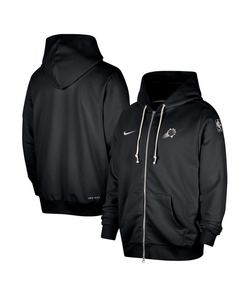 Men's Black Phoenix Suns Authentic Standard Issue Full-Zip Hoodie Jacket