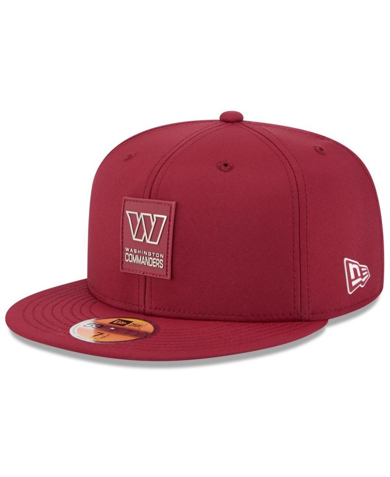 Men's Burgundy Washington Commanders 2025 Sideline 59FIFTY Fitted Hat