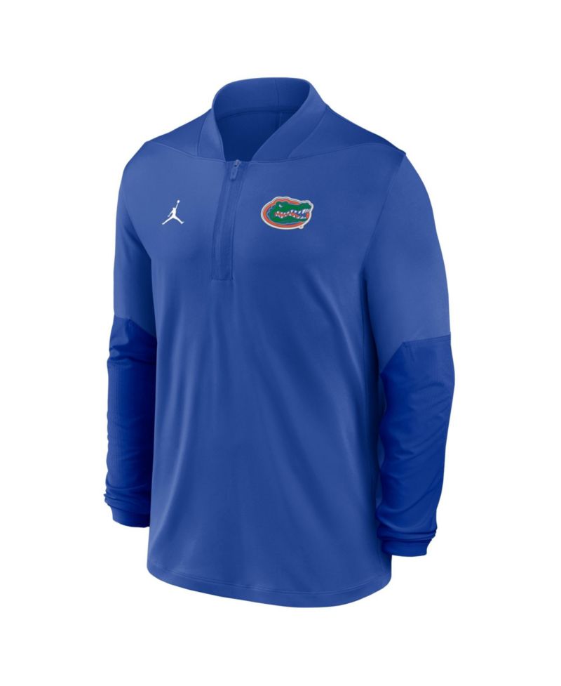 Men's Royal Florida Gators Sideline Dri-FIT Half-zip Pullover