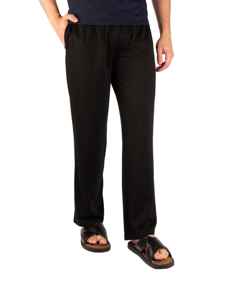 Men's French Terry Elastic-Drawstring Waistband Pants