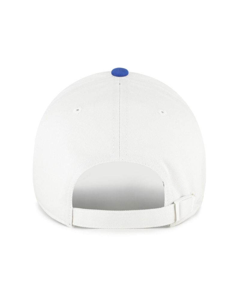 Men's '47 White/Royal Duke Blue Devils Contemporary Basics Two Tone Clean Up Adjustable Hat