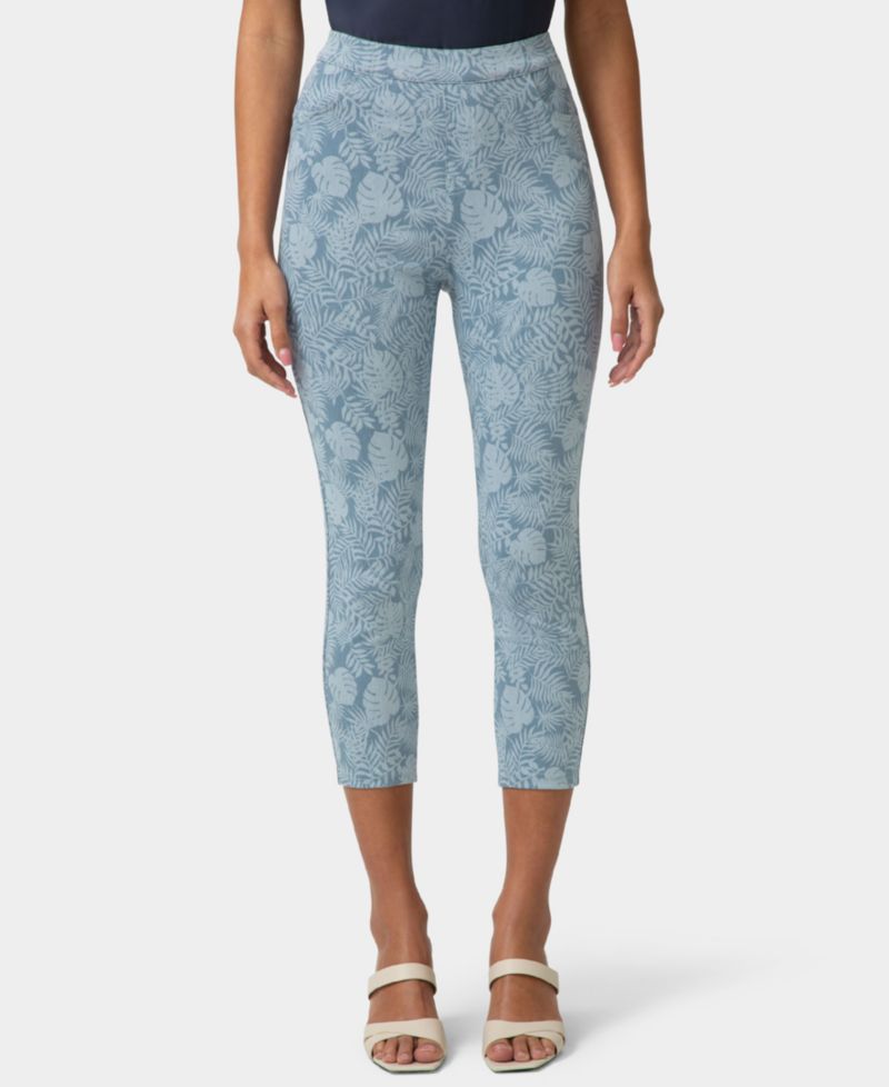 Women's Ultra Soft Denim High-Waist Capri Pant